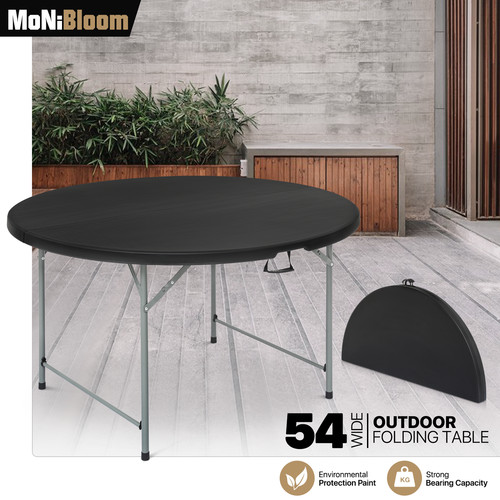Black round folding - round,