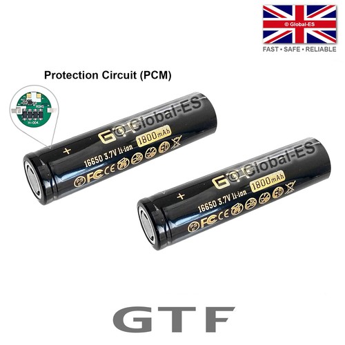 2pcs gtf 16650 protected - gtf,