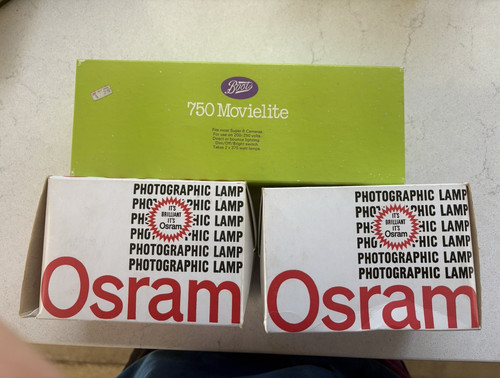Osram photographic lamp bulbs - photographic,