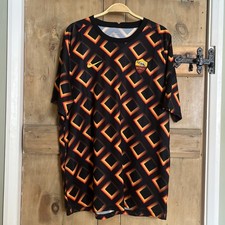 Nike AS Roma 2020-21 Pre-Match Shirt Totti Aeterno X Print - Size XL