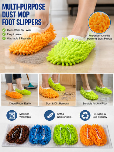 Pcs microfiber mop slippers - microfiber,