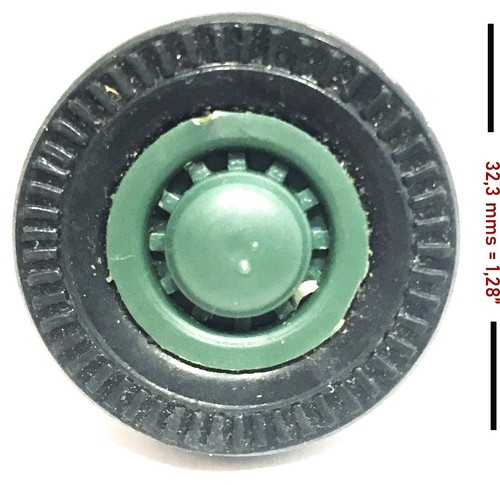 Vintage plastic wheels with - 4,