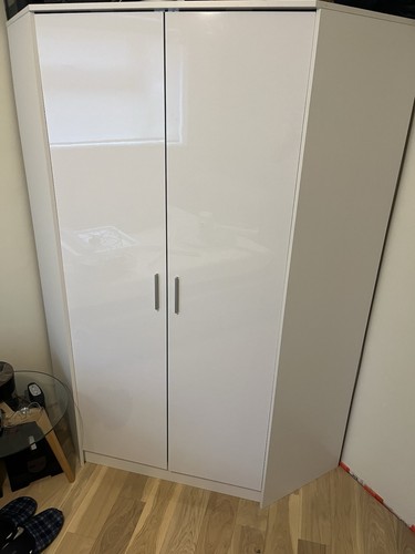 Reflect door corner wardrobe - 2-door,