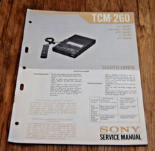 Sony TCM 260 Cassette Corder