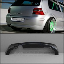 Rear Bumper Spoiler Lip for VW GOLF 4 MK4 25th ANNIVERSARY ABS Plastic