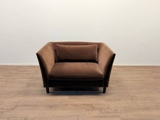 Habitat Hawley Velvet Cuddle Chair – Brown