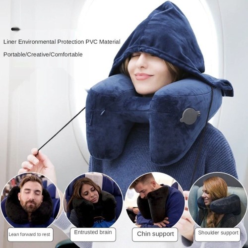 Travel neck inflatable pillow - travel,