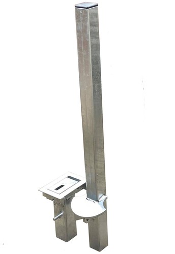 Driveway security post - driveway,