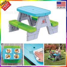 Kids picnic table indoor