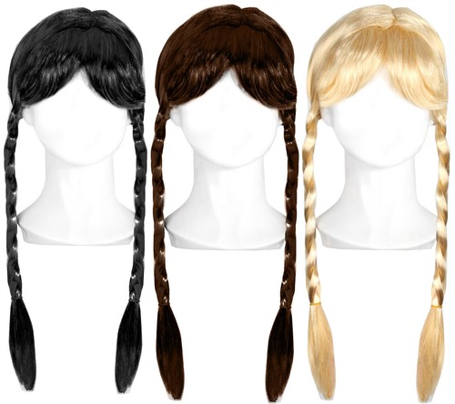 Double plait wig - wig, fringe