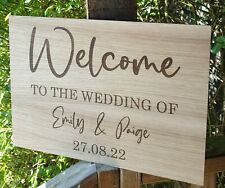 Personalised Wedding Sign