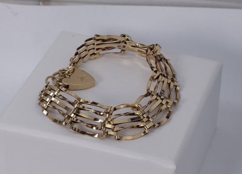 Gold vintage bar - 9k,