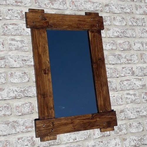 Rustic mirror reclaimed - mirror, in