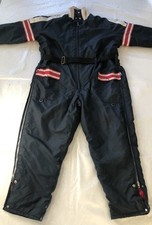 Mens Blue Snowmobile Suit Sz Waist 48” Ideal   Winter Work Suit # 325 🥶
