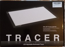 Slim LED Tracing Light Box - LED Adjustable Illuminated Tracer In Pink