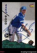 1995 Signature Rookies Tetrad Autographs #72 Roy Halladay ROOKIE AUTO 4342/5000