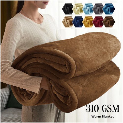 Luxury faux fur mink throw - faux,
