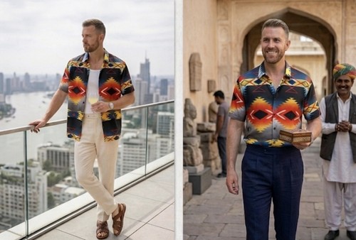 Topman southwestern aztec - topman, xl