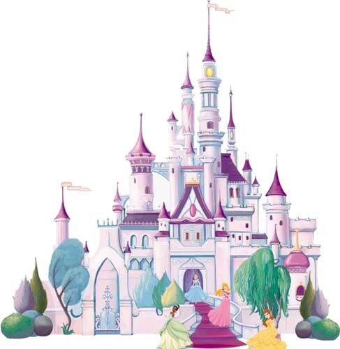 Disney princess castle wall - princess,