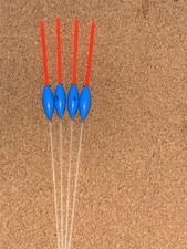 Pole Floats. Hand made 0.3g Paste pole floats 2mm Tip x4