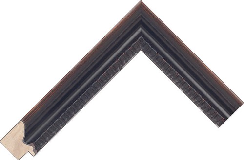 30mm wide black scoop wood - wide,