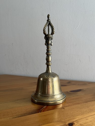 Vintage tibetan brass altar - brass,