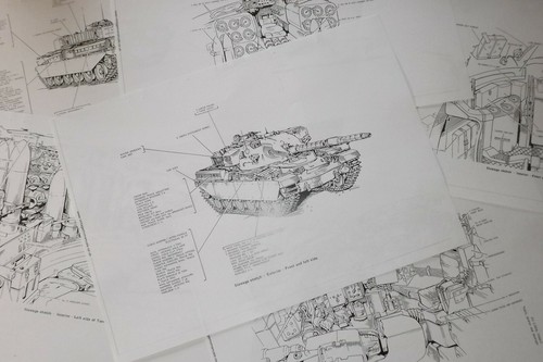 Chieftain gun tank mk5 120mm - tank,
