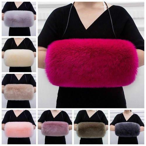 Women hand muff - hand, faux