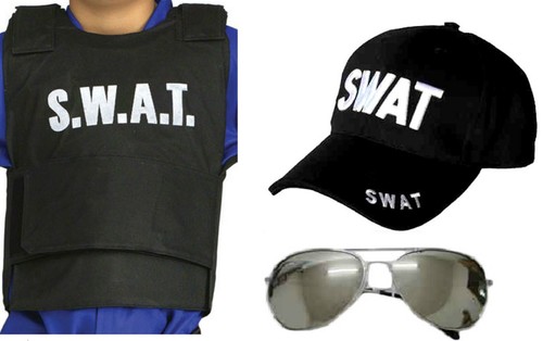 Boys mens swat vest - 3, pc