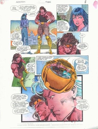 Avengers 384 color guide - #384,