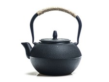 1.2L Pure Raw Cast Iron No-Coating Teapot Kettle with infuser For Puer Tea