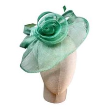New Ladies Flower Feather Hair Hat Fascinator Headband Wedding Royal Ascot Party