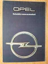 OPEL RANGE 1978 1979 UK Mkt Sales Brochure - Kadett Ascona Manta Rekord