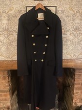 Men’s Royal Navy Officers Greatcoat - Size 10 40 Chest - Excellent Condition