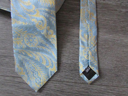 Swirls pattern silk tie - swirls, by