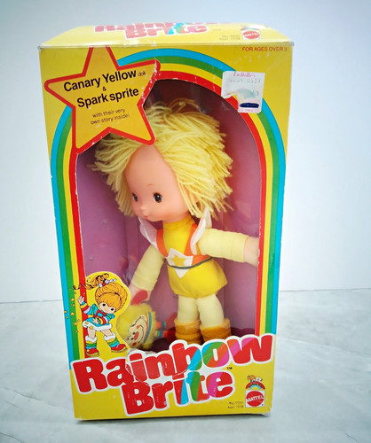 Mattel rainbow brite - rainbow, canary