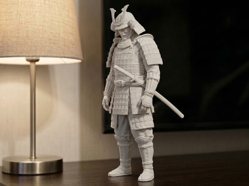 Samurai warrior statue - samurai, |