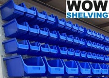 CLEARANCE Bin Storage Box Wall Panel louvre Rack Garage Wall Mounted workshop