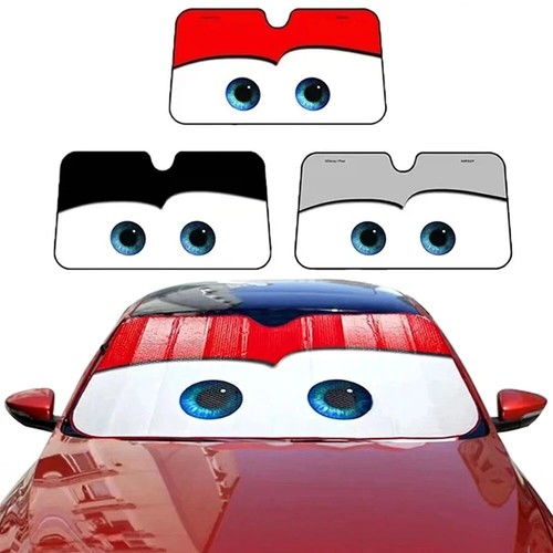Cartoon eye visor car - cartoon,