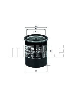 Oil filter for toyota - oil, allion