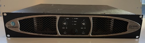Crown xs900 power amplifier - crown,