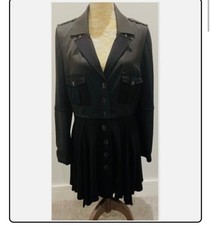 Lauren Vidal black coat dress