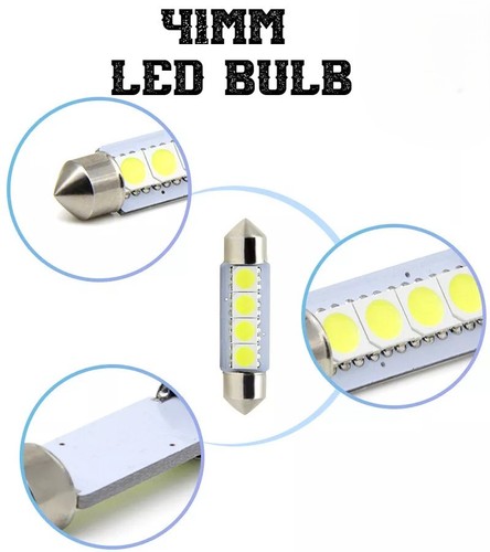 Fit car festoon white led - car,