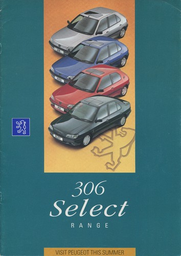 Car brochure peugeot 306 - -,