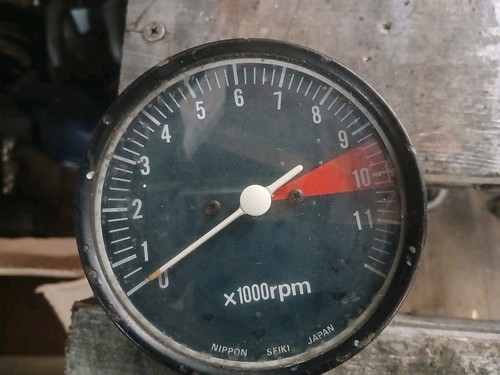 Honda cb550f tachometer blue - honda,
