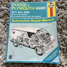 Dodge & Plymouth Vans 1971-91