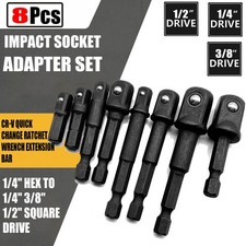 8Pcs Impact Drill Socket