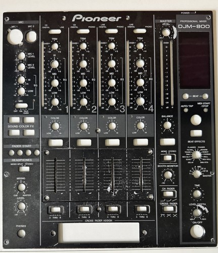 Pioneer djm 800 - 800, faceplate