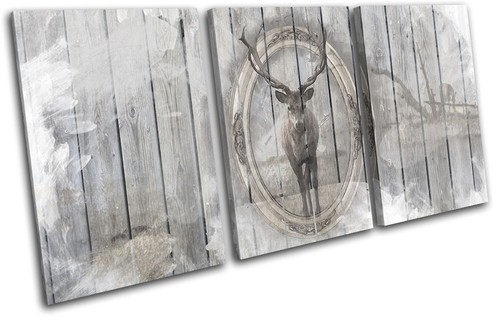 Shabby chic stag wood - shabby,