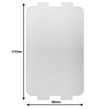Tesco Microwave Wave Guide Cover Wall Guard Plate 117 x 65mm